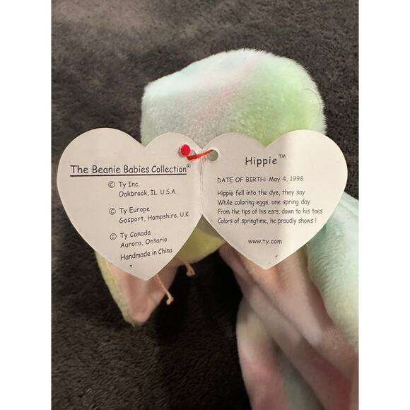 TY Beanie Baby - Hippie - MWMTs Stuffed Animal Toy - Picture 6 of 7